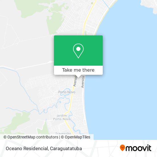 Oceano Residencial map
