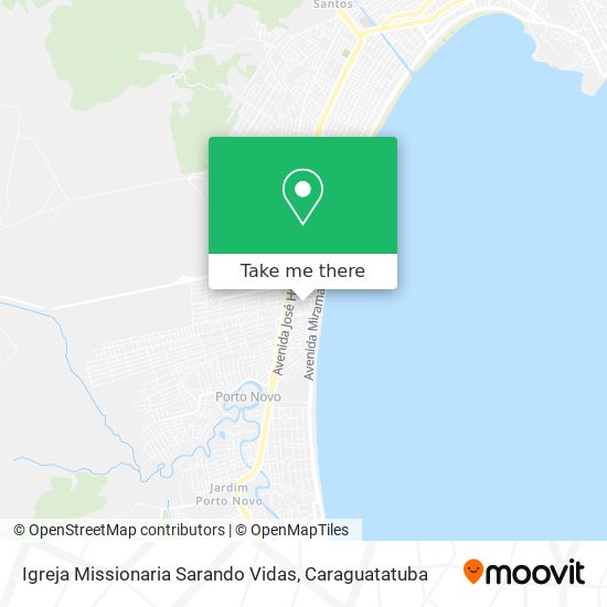 Mapa Igreja Missionaria Sarando Vidas