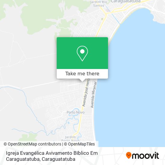 Igreja Evangélica Avivamento Bíblico Em Caraguatatuba map