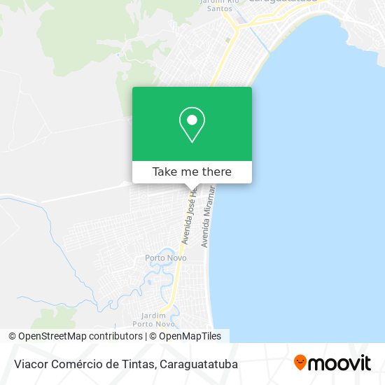 Mapa Viacor Comércio de Tintas