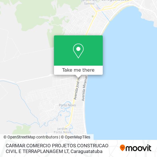 CARMAR COMERCIO PROJETOS CONSTRUCAO CIVIL E TERRAPLANAGEM LT map