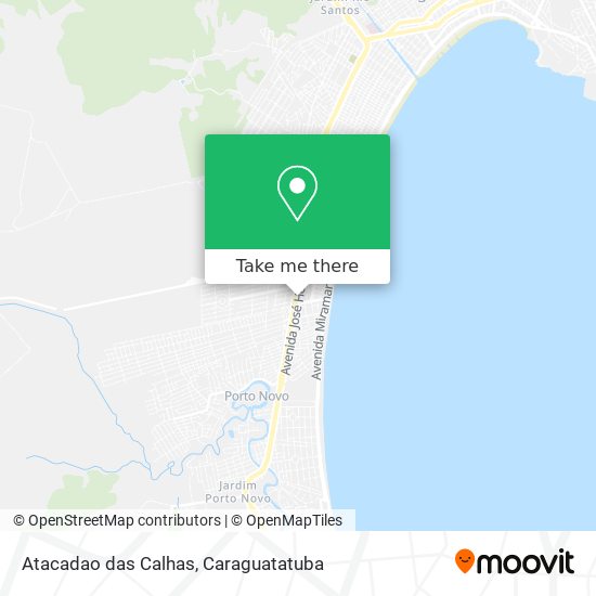 Atacadao das Calhas map