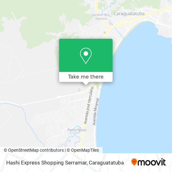 Hashi Express Shopping Serramar map
