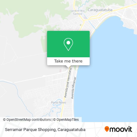 Mapa Serramar Parque Shopping