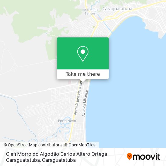 Ciefi Morro do Algodão Carlos Altero Ortega Caraguatatuba map