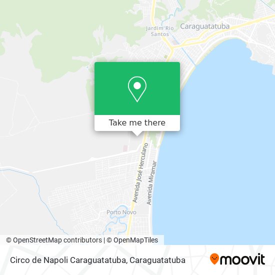 Circo de Napoli Caraguatatuba map