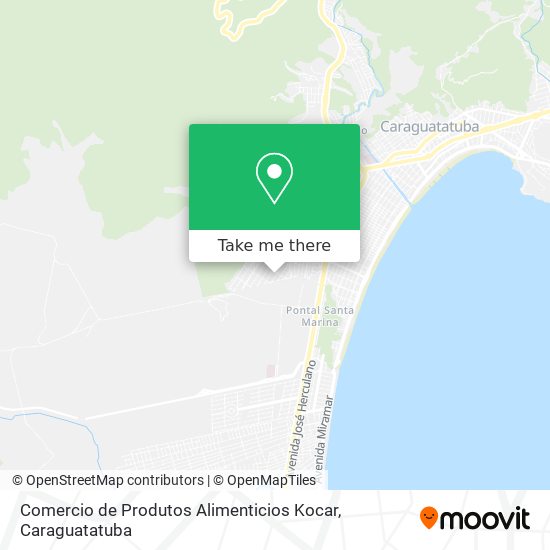 Comercio de Produtos Alimenticios Kocar map