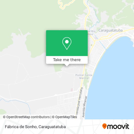 Fábrica de Sonho map