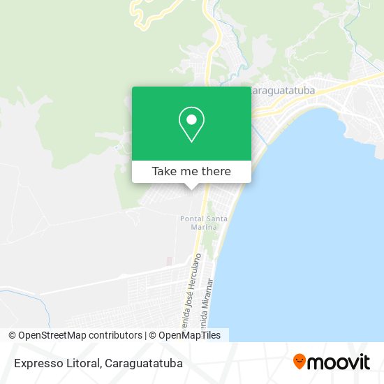 Expresso Litoral map