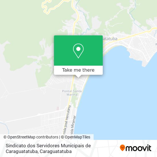 Sindicato dos Servidores Municipais de Caraguatatuba map