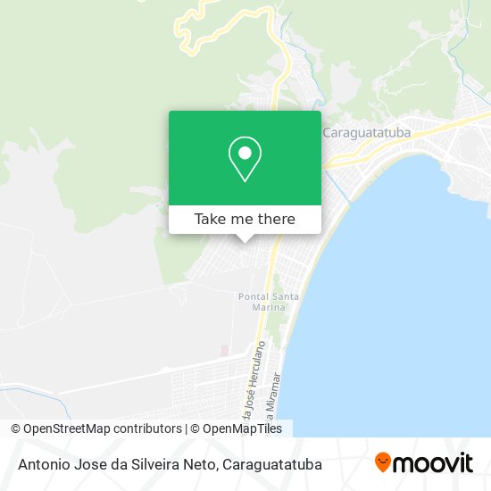 Mapa Antonio Jose da Silveira Neto