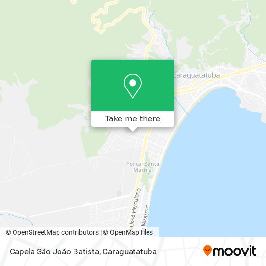 Mapa Capela São João Batista