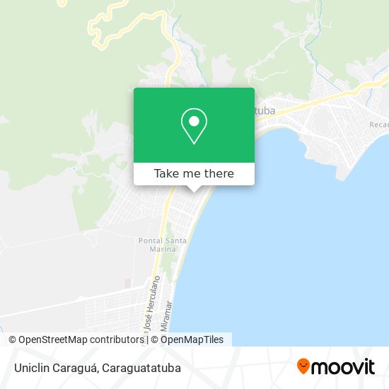 Uniclin Caraguá map