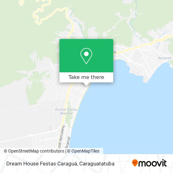 Mapa Dream House Festas Caraguá