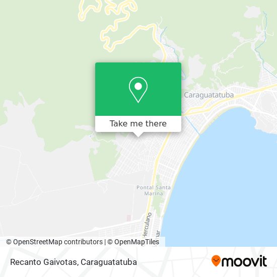 Recanto Gaivotas map