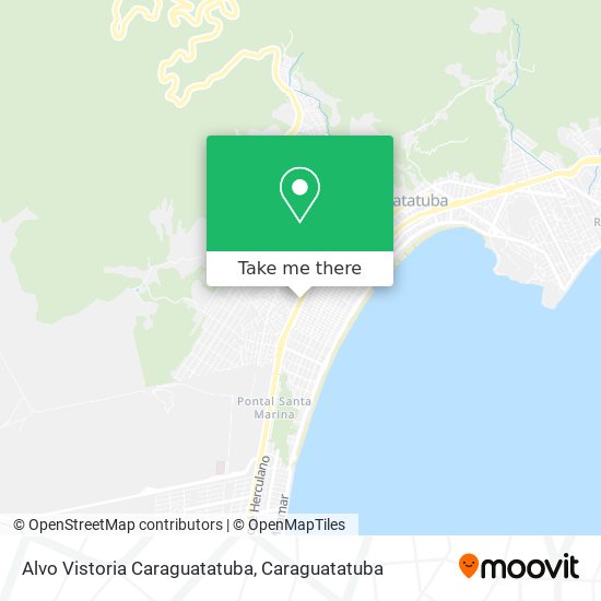 Alvo Vistoria Caraguatatuba map