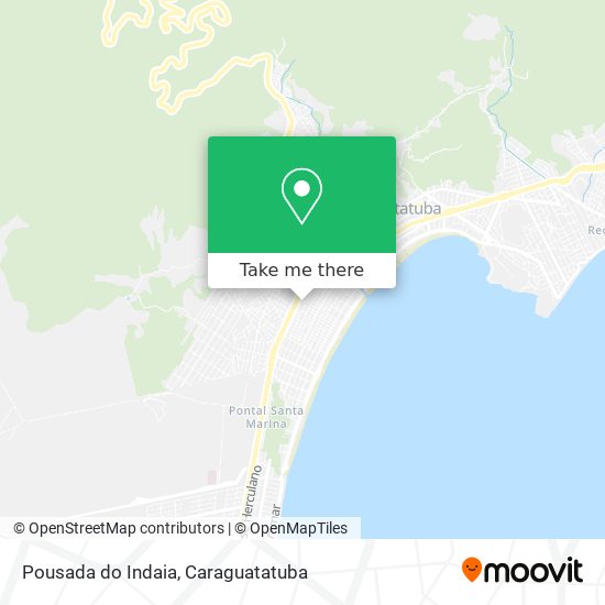 Pousada do Indaia map