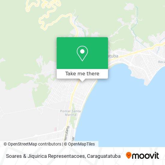 Soares & Jiquirica Representacoes map