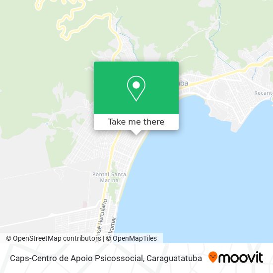 Mapa Caps-Centro de Apoio Psicossocial