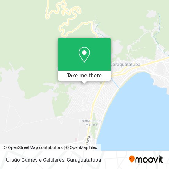 Mapa Ursão Games e Celulares