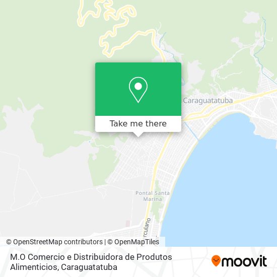 M.O Comercio e Distribuidora de Produtos Alimenticios map