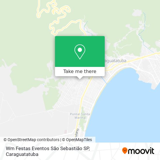 Wm Festas Eventos São Sebastião SP map