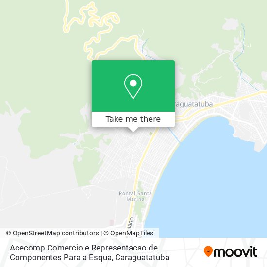 Mapa Acecomp Comercio e Representacao de Componentes Para a Esqua