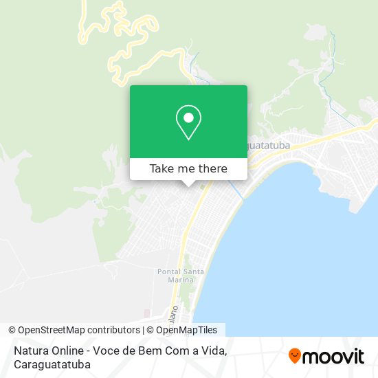 Natura Online - Voce de Bem Com a Vida map