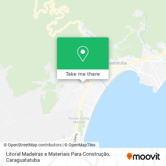 Mapa Litoral Madeiras e Materiais Para Construção