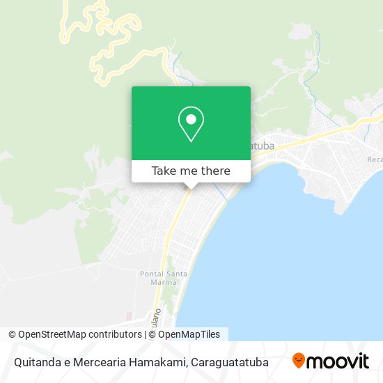 Mapa Quitanda e Mercearia Hamakami