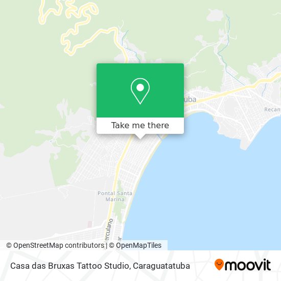 Casa das Bruxas Tattoo Studio map