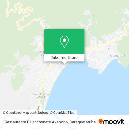 Restaurante E Lanchonete Akebono map