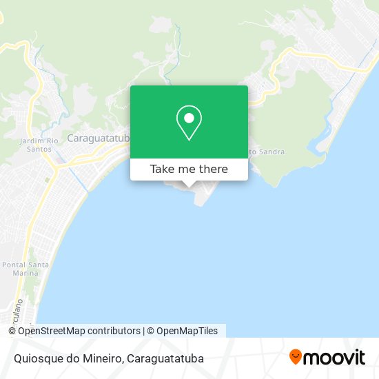 Mapa Quiosque do Mineiro