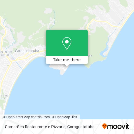 Mapa Camarões Restaurante e Pizzaria