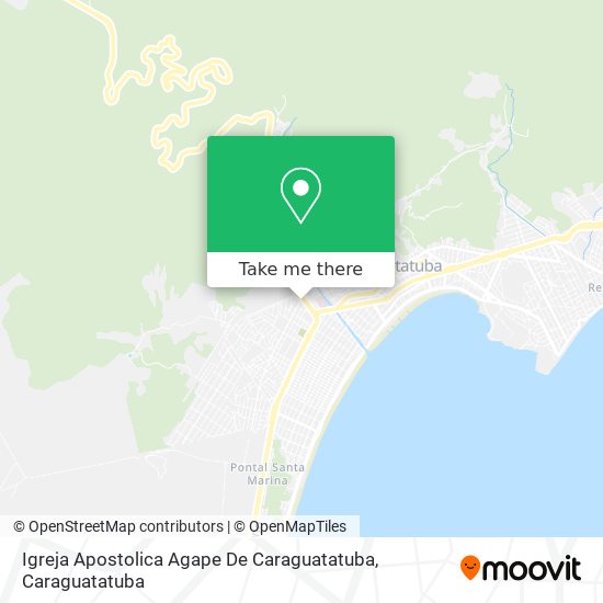 Mapa Igreja Apostolica Agape De Caraguatatuba