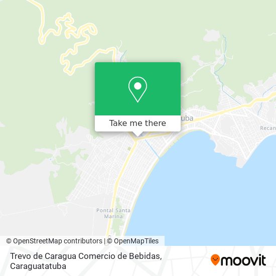 Trevo de Caragua Comercio de Bebidas map