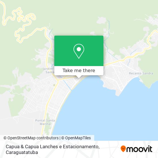 Mapa Capua & Capua Lanches e Estacionamento