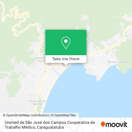 Mapa Unimed de São José dos Campos Cooperativa de Trabalho Médico