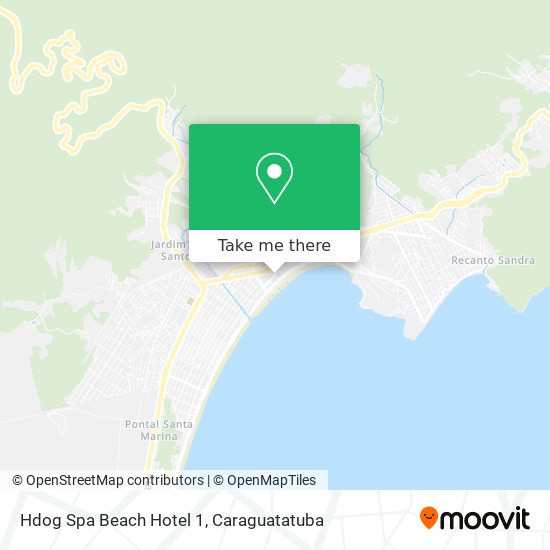 Mapa Hdog Spa Beach Hotel 1