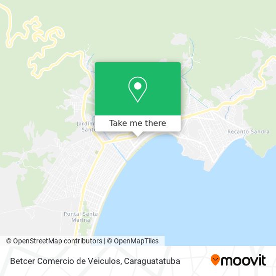 Mapa Betcer Comercio de Veiculos