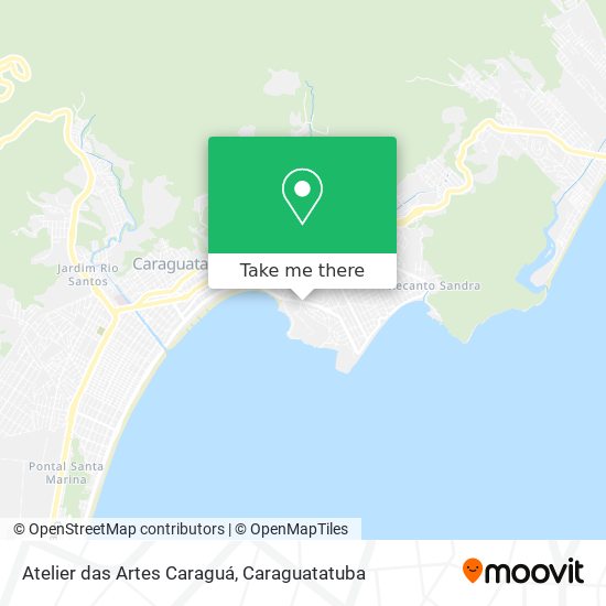 Atelier das Artes Caraguá map