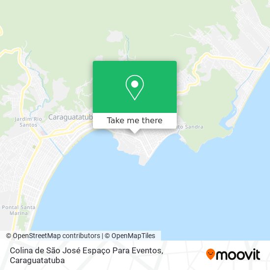 Colina de São José Espaço Para Eventos map