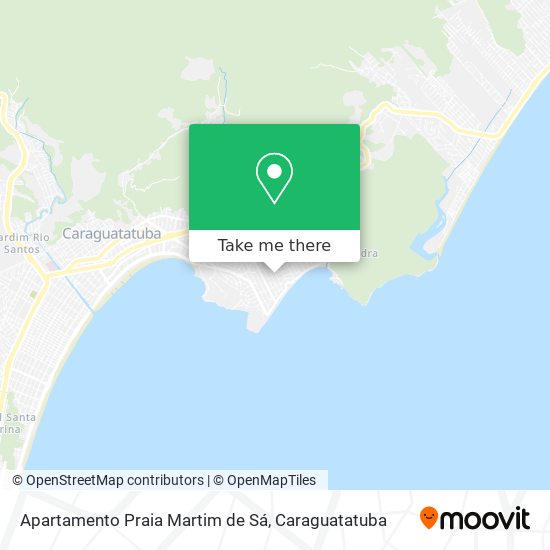 Apartamento Praia Martim de Sá map