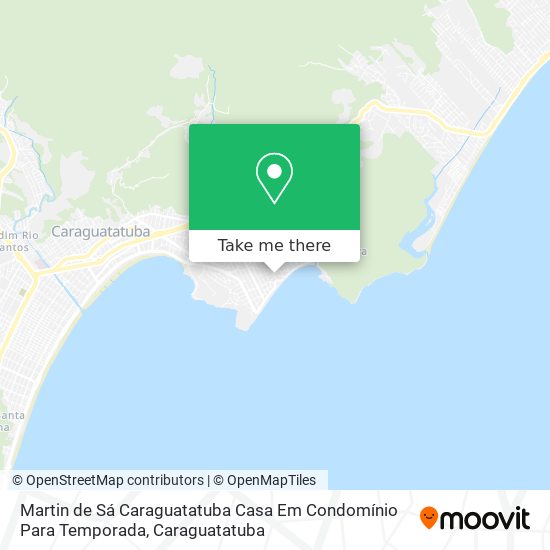 Martin de Sá Caraguatatuba Casa Em Condomínio Para Temporada map