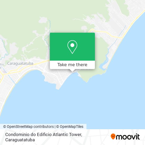 Mapa Condominio do Edificio Atlantic Tower