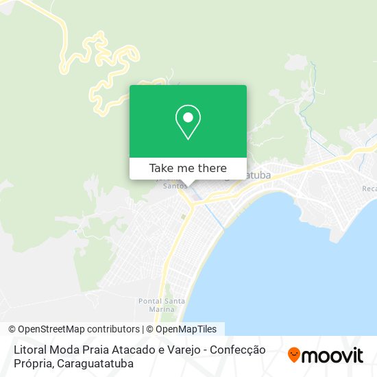 Mapa Litoral Moda Praia Atacado e Varejo - Confecção Própria