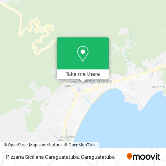 Pizzaria Siciliana Caraguatatuba map