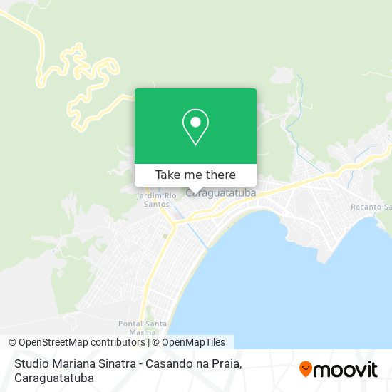 Mapa Studio Mariana Sinatra - Casando na Praia