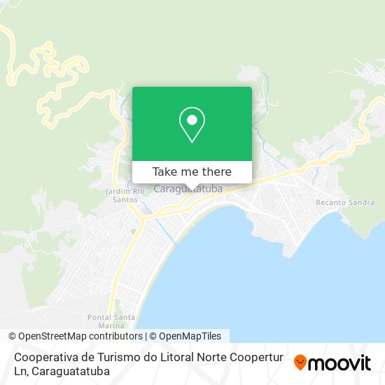 Cooperativa de Turismo do Litoral Norte Coopertur Ln map