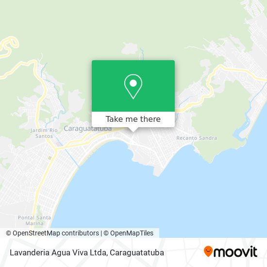 Mapa Lavanderia Agua Viva Ltda